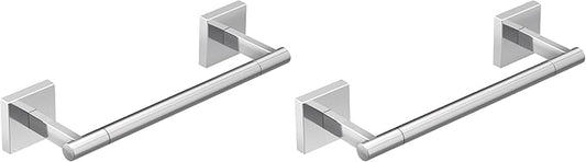 Moen Triva Chrome 9" Bathroom Hand -Towel Bar, BP1886CH (Pack of 2)