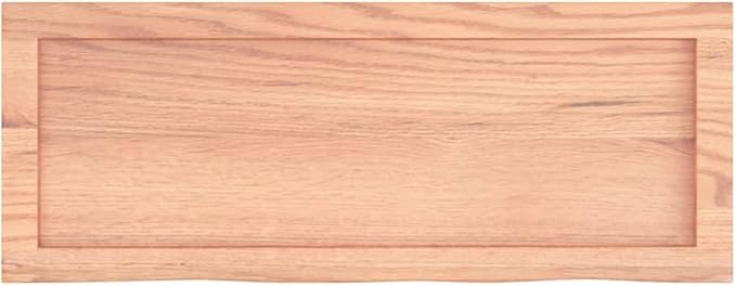 Solid Oak Live Edge Wall Shelf, 31.5 Inch Rustic Floating Wood Shelf for Living Room, Kitchen and Bathroom Decor, Heavy Duty Storage Display Shelf, Holds up to 44 Lbs