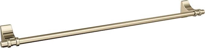 Amerock BH36054BBZ | Golden Champagne Towel Bar | 24 in (610 mm) Towel Rack | Davenport | Bathroom Towel Holder | Bathroom Hardware | Bath Accessories