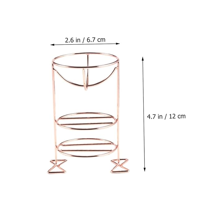 2Pcs Makeup Sponge Holder Makeup Sponge Drying Stand Puff Display Stand Cosmetic Sponge Organizer Puff Storage Rack Beauty Sponge Drying Stand for Vanity