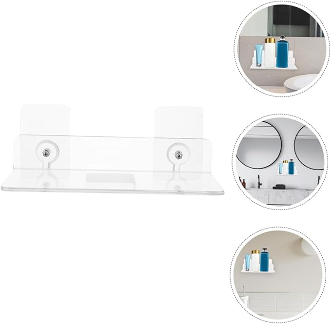 Hemobllo 1pcs Bathroom Shelves Wall Mount Storage Rack Above Toilet Storage Wall Shelving