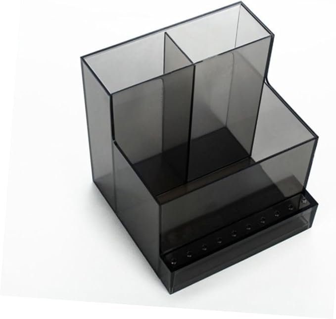 MERRYHAPY 1pc Nail Art Storage Box Makeup Lip Gloss Grinder Stand Eyebrow Drill Bit Holder Organizer Lipgloss Display Case Lipstick Holder Pencil Pen Cup Display Stand Polisher Acrylic