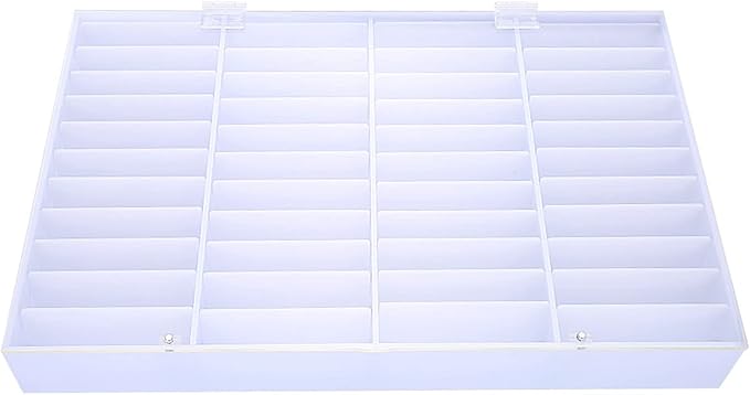 Nail Acrylic Organizers,Nail Acrylic Organizers And Storage, Nail Display Box Empty Nail Tips Storage Box Clear Nail Art Decoration Container Fake Nail Display Case Fake Nail Storage