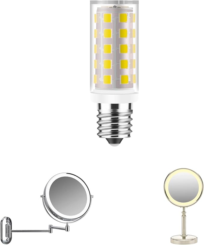 Espejo Con Luz Para Maquillaje Mirror Replacement Incandescent Bulbs 20W for Conair Makeup Mirror 10x Double Sided Illuminated Mirror LED Bulbs for Jerdon Makeup Mirror Replaces ,Warm White,1PCS