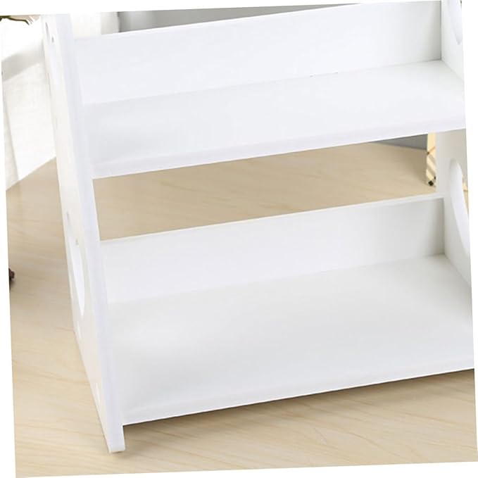 PartyKindom Heart-Shaped Hollow Bathroom Shelf for Cosmetics Storage Small Rack for Washbasin Organization Easy to Clean and Install for Home