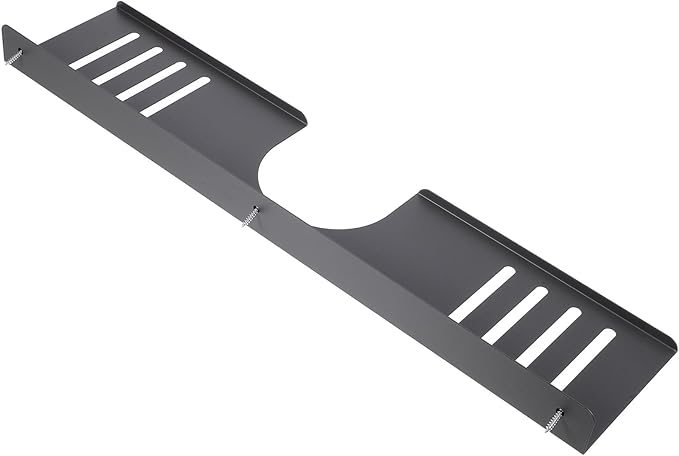 Bathroom Shelf Organizer Wall-Mounted Over Sink Shelf 50cm U-Shaped Gunmetal Gray for Bathroom Storage