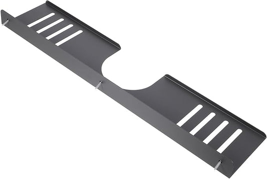 Bathroom Shelf Organizer Wall-Mounted Over Sink Shelf 50cm U-Shaped Gunmetal Gray for Bathroom Storage
