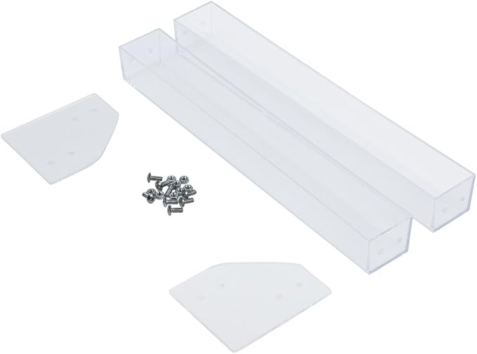 6 Types Durable Nail Shelf, Polish Acrylic Clear Makeup Display, Wall Rack Organizer, Stand Rack Organizer Holder(Two
