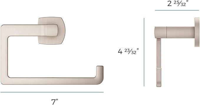 Pfister BRB-DA1K Deckard-Towel Ring, Brushed Nickel