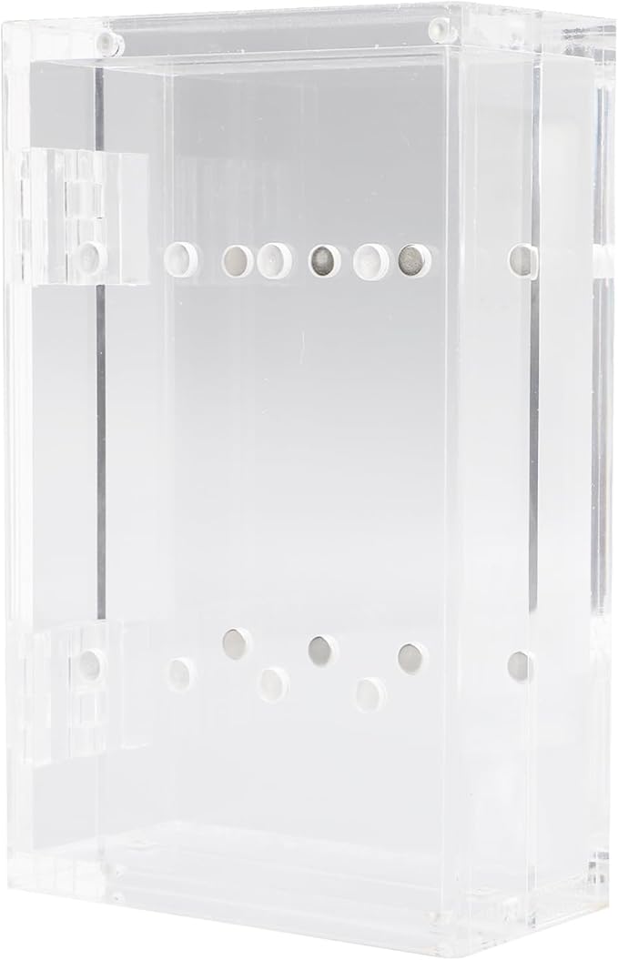 ZJchao Tweezer Holder Stand, Thickened Acrylic Magnetic Transparent Eyelash Extension Tweezers Organizer with 8 Holes for Beauty Eyelash Shop, Nail Salon, Beauty Salon