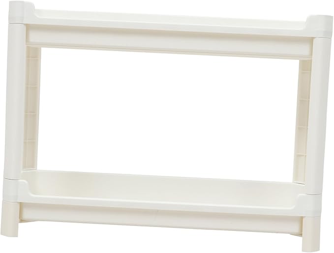 Garneck Multifunctional Storage Rack Pp Plastic Space-Saving Corner Bathroom Shelf