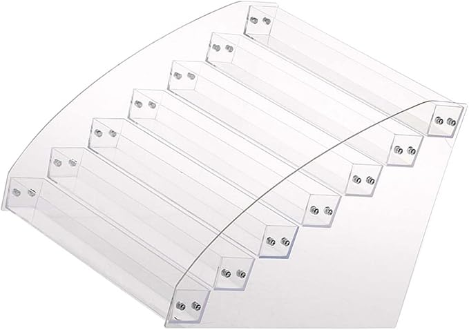 Yinhing Acrylic Nail Polish Organizer,Nail Polish Organiser, Transparent Acrylic Nail Polish Display Stand, Desk Case Makeup Storage Rack Stand Holder Jewelry Makeup Organizer
