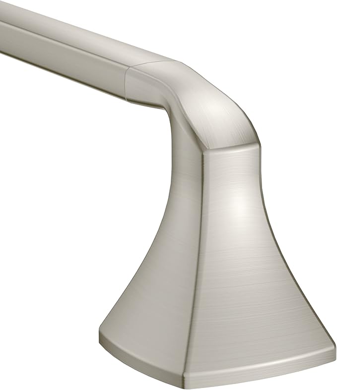 Moen YB5118BN Voss 18-Inch Bathroom -Towel Bar, Brushed Nickel