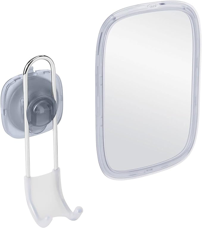 OXO Good Grips Suction Fogless Mirror 3" L x 7.2" W x 13.2" H