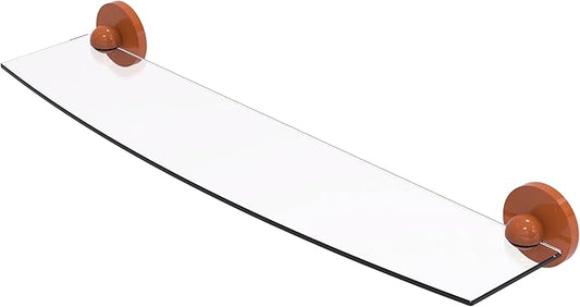 Allied Brass 1033/24-ASP Skyline Collection 24 Inch Glass Shelf, Autumn Sparkle