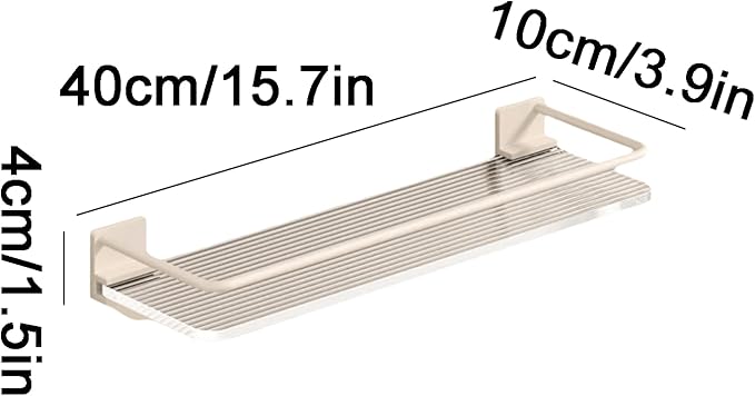 Removable Wall-Mounted Bathroom Shelves Plastic Bathroom Shelves Removable Bathroom Shelves Multifunctional Bathroom Shelves Large Capacity
