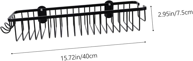 1Pc Wall Mounted Storage Rack No Drill Shelf for Bathroom Kitchen Stylish Organizer for Shampoo Toiletries Functional Design Easy Installation