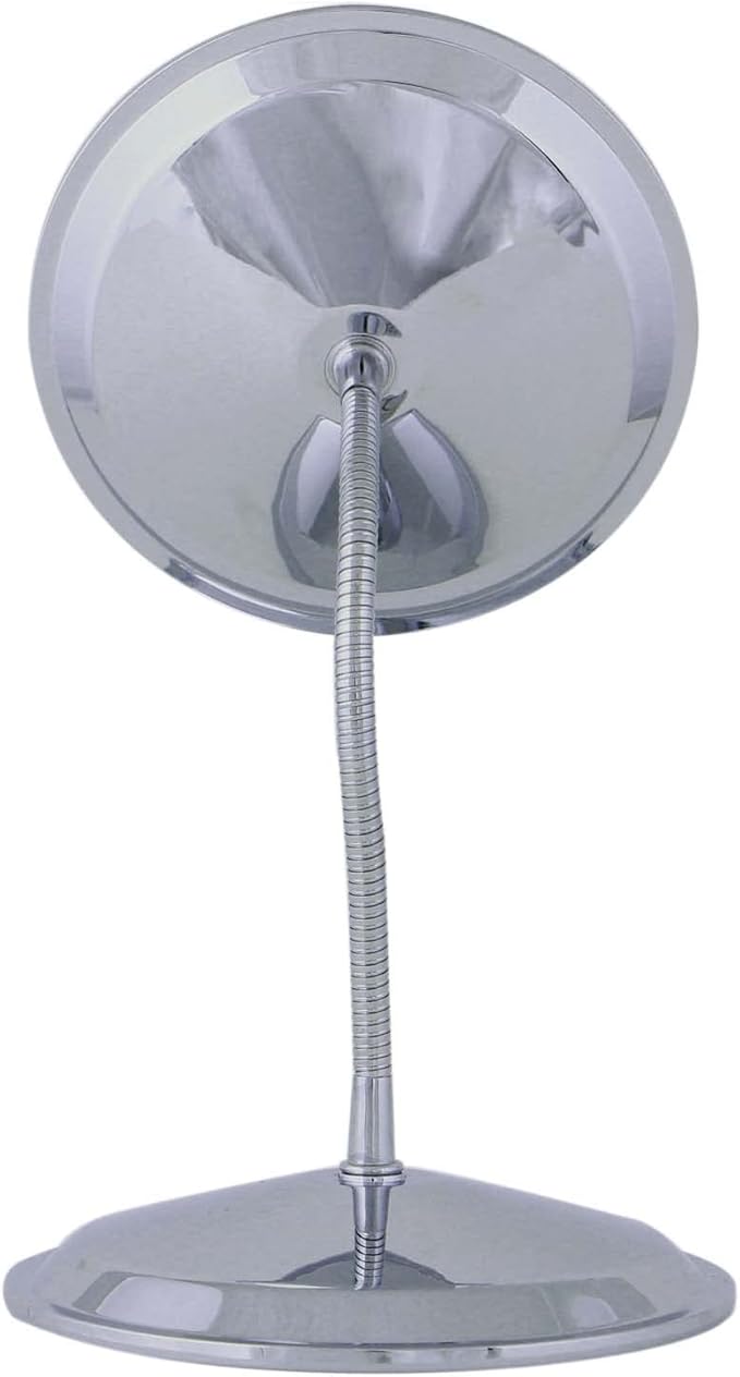 Double Vision™ Gooseneck Vanity/Wall Mount Mirror 5X/10X Magnification, Made in the USA