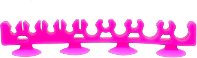 Makeup Organizer Rack, Silicone Brush Holder Rack, Cosmetic Brush Holder Supplies for Girls 1pc (Black)