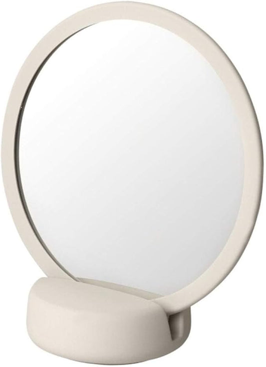 blomus SONO Magnifying Vanity Mirror 18.5cmx17cmx9cm / 7.3"x6.7"x 3.5" Moonbeam (Beige)