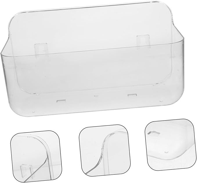 1pc Punch Wall Mounted Storage Rack Multipurpose Sundries Shelf for Bathroom and Kitchen Organization