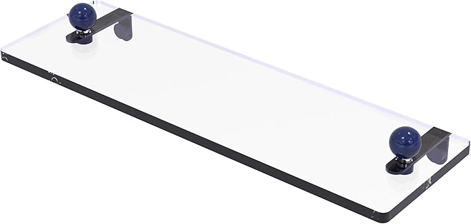 Allied Brass Prestige Regal Collection Glass Vanity Shelf with Beveled Edges