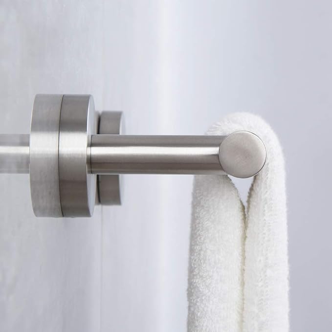 SUS 304 Stainless Steel 12-Inch Hand Towel Bar Bathroom Towel Holder Kitchen Dish Cloth Hanger RUSTPROOF Wall Mount Brushed Finish