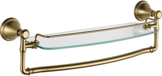 DELTA 79710-CZ, 18" Glass Shelf with Bar, Champagne Bronze