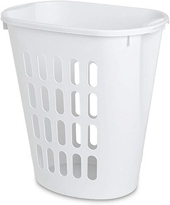 STERILITE 12568006 Open Hamper, 21-7/8", White