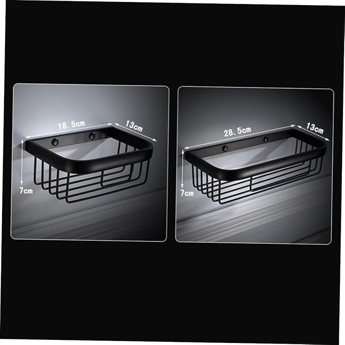 NUOBESTY Versatile Wall Mount Storage Rack Rustproof Wire Makeup Shelves Bathroom Kitchen Shelving