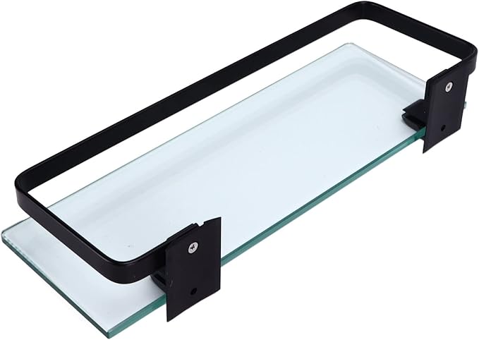 Kikumi Thickened Durable Bathroom Shelf Large Storage Space Strong Load Capacity Single Layer Shelf