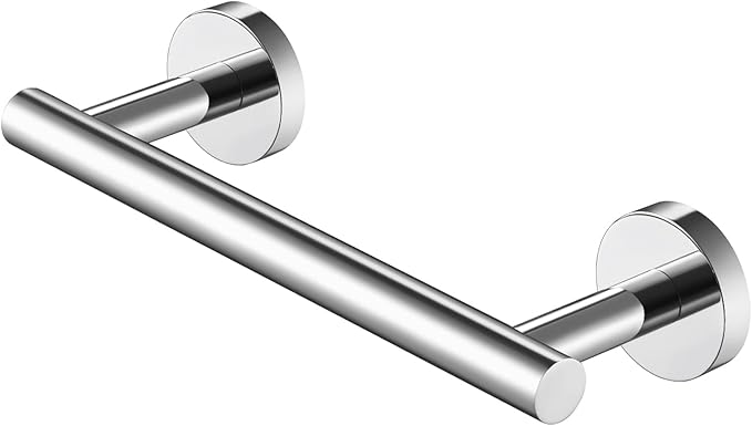KES 6.7 Inches Hand Towel Bar Bathroom Towel Holder Kitchen Dish Cloths Hanger SUS304 Stainless Steel RUSTPROOF Wall Mount Polished Steel, Total Length 9.1 Inch, A2000S23