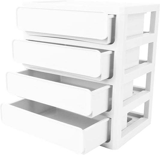1pc Desktop Storage Organizer Storage Box Drawer Multi-functional Cabinet for Makeup Cosmetics and Office Supplies Sturdy and Scratch-resistant Design