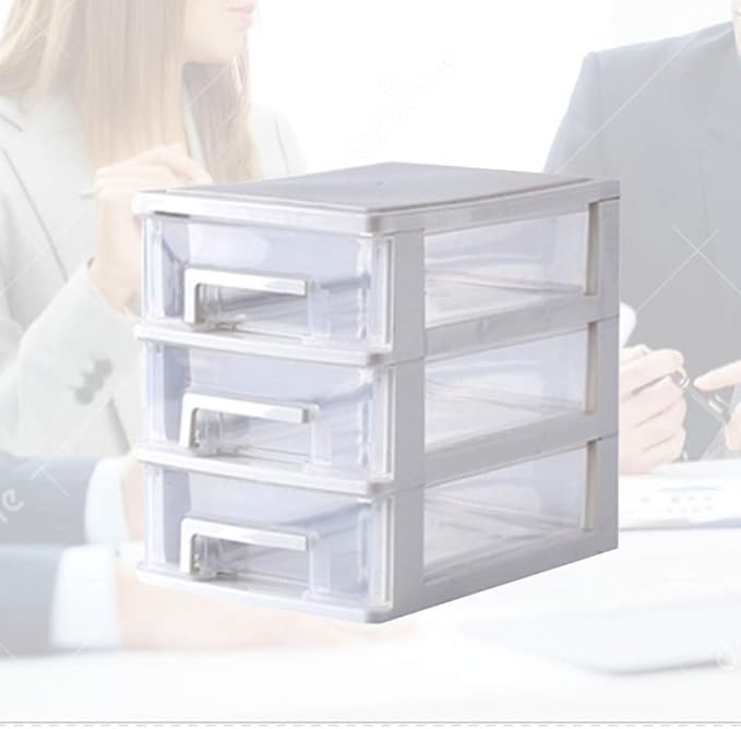 4 Layers drawer storage organizer drawers desktop plastic three craft Transparent Type Storage Box Plastic Mini