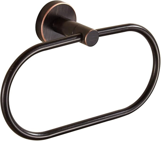 BigBig Home Bronze Towel Ring, Bathroom Towel Holder, Bath Oil Rubbed Hand Towel Rack Hanger Wall Mounted Farmhouse