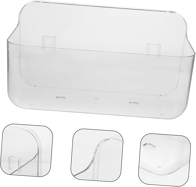 Healifty 1Pc Punch Wall Mounted Bathroom Organizer Rack Home Storage Shelf for Toiletries Sundries Easy Installation Multi Functional Design for Bathroom Kitchen