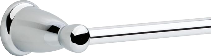 Franklin Brass Kinla 3-Piece Bathroom Set Polished Chrome 24" Towel Bar Racks, Toilet Paper Holder, Ring Hardware KIN3PC-PC