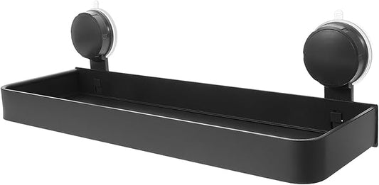 IMIKEYA Wall Mounted Storage Shelf for Toiletries Cosmetics Versatile for Smooth Surfaces Like Glass Tile Elegant Design for