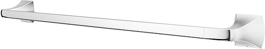 Pfister Bruxie Bath Towel Bar for Bathroom, 24-Inch, Wall-Mounted, Screw-in, Polished Chrome Finish, BTBBIE2C