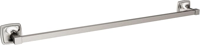 Amerock BH36094G10 | Brushed Nickel Towel Bar | 24 in (610 mm) Towel Rack | Stature | Bathroom Towel Holder | Bathroom Hardware | Bath Accessories