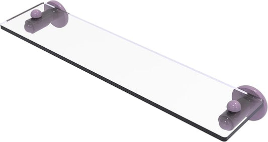 Allied Brass Soho Collection Glass Vanity Shelf with Beveled Edges