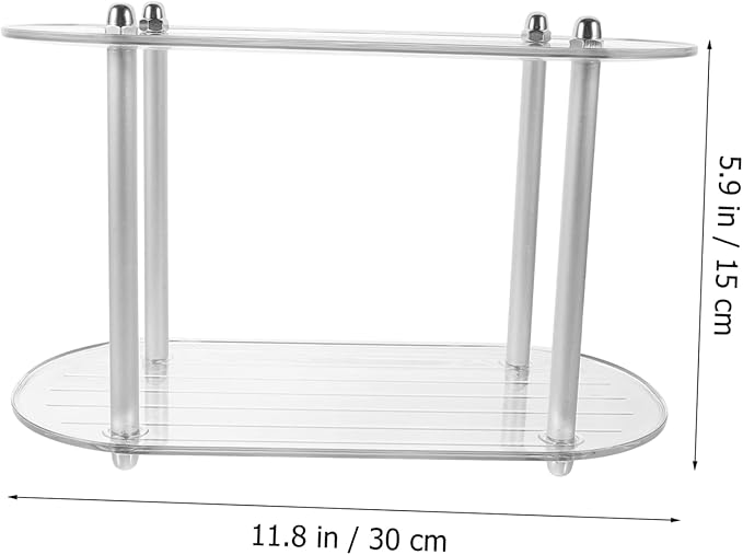 Detachable Rack for Desktop Simple Style Organizer for Toiletries Cosmetics and Home Supplies Space-Saving Display Shelf for Bathroom and Bedroom