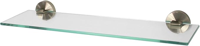 Speakman SA-1209-BN Bathroom Nickel Neo Collection Glass Shelf, Brushed