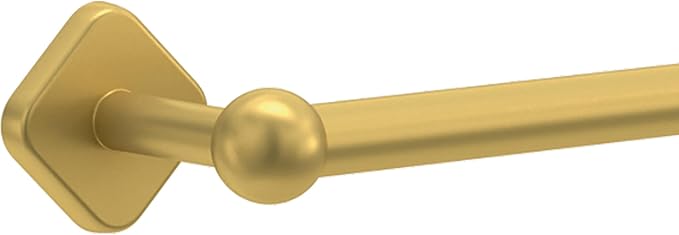 Franklin Brass Gainesville (1-Pack) 18'' Towel Rack w/ 6" Extender for Bathroom Satin Gold Towel Bar for Bathroom Wall Mounted Towel Holder Rod GNV26-SG