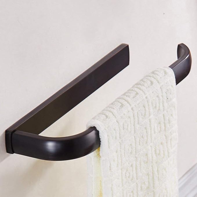 WINCASE Bronze Towel Holder, Bathroom Hand Towel Ring, Oil Rubbed Towel Rack Hanger Wall Mounted Bath Accessories Hardware ORB
