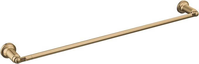 Delta Saylor (1-Pack) 24'' Towel Rack for Bathroom Champagne Bronze Towel Bar for Bathroom Wall Towel Holder Rod Wall Mounted 73524-CZ