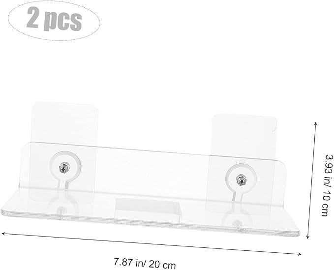 Multi-Functional Wall-Mounted Rack Acrylic Storage Bathroom Shelves Save Space Modern Design