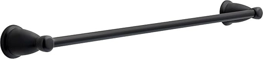 Franklin Brass Kinla (1-Pack) 24' Towel Rack for Bathroom Matte Black Bar Holder Wall Mounted Rod, Hardware | Accessories KIN24-MB