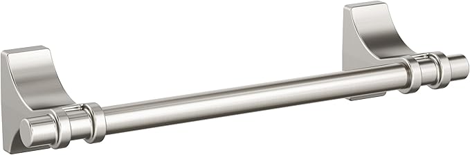 Amerock Davenport Brushed Nickel 9 inch (229mm) Towel Bar, BH36055G10