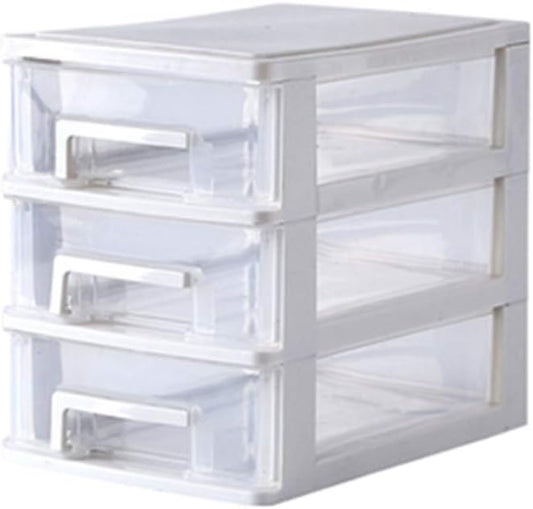 4 Layers drawer storage organizer drawers desktop plastic three craft Transparent Type Storage Box Plastic Mini